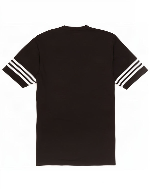 Adidas Mens Climalite Camiseta Top Pequeño Negro Poliéster