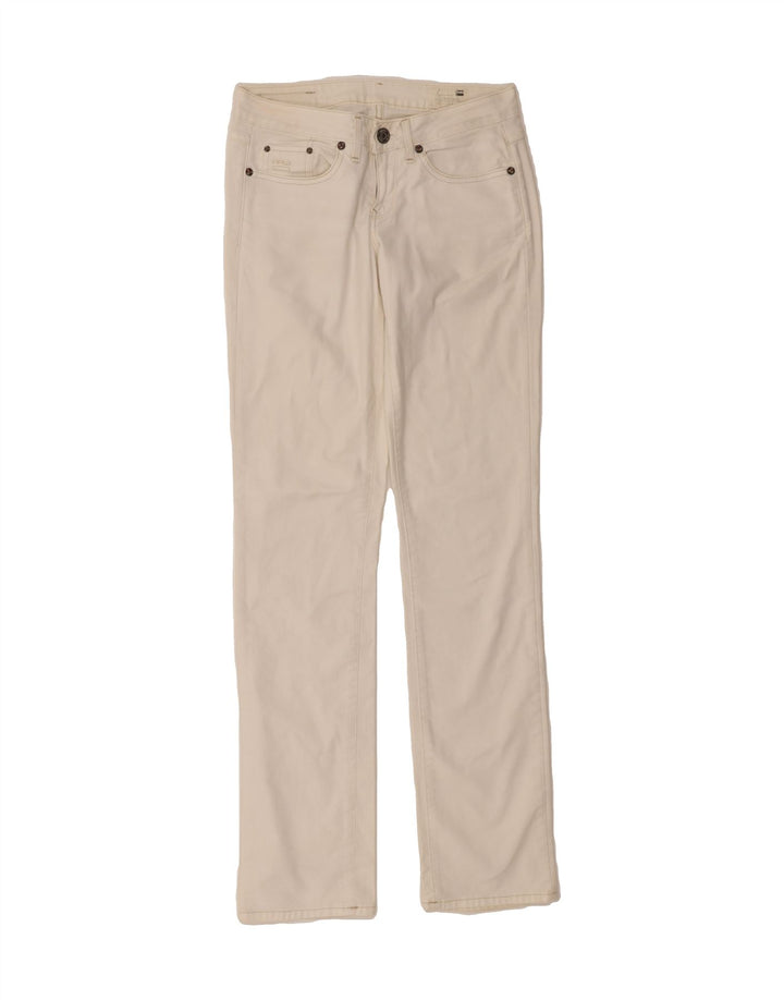 G-STAR Womens Straight Jeans W28 L34 White Cotton Vintage G-Star and Second-Hand G-Star from Messina Hembry 