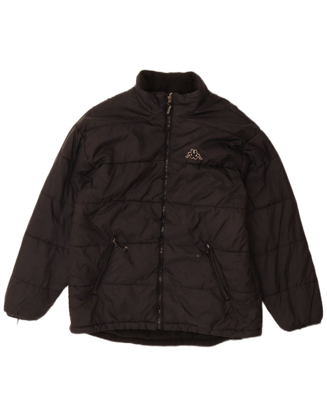Kappa Chaqueta acolchada para hombre UK 40 Large Poliamida negra