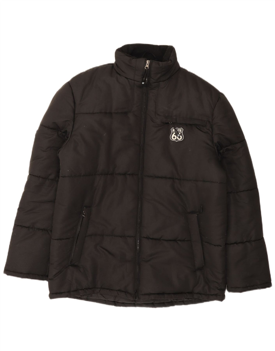 Route 66 Chaqueta acolchada para hombre UK 38 Mediana Negro Poliéster
