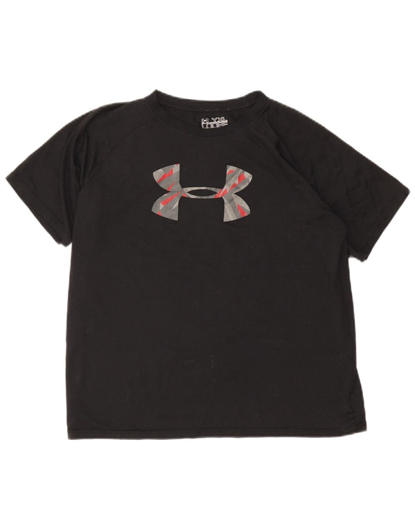 Under Armour Camiseta gráfica Heat Gear para niña 13-14 años XL Negro