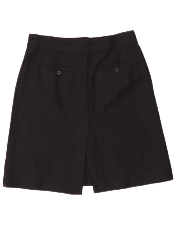 Minifalda para mujer Mauro Grifoni IT 44 Medium W30 Lana azul marino