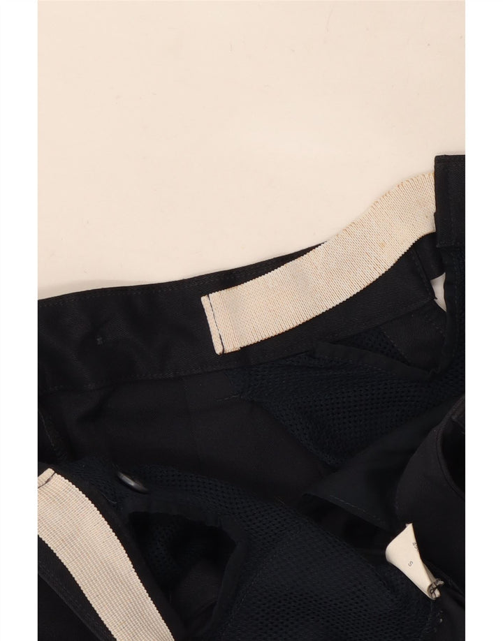 Izod Pantalones cortos casuales pegados para hombre W38 XL Poliéster azul marino