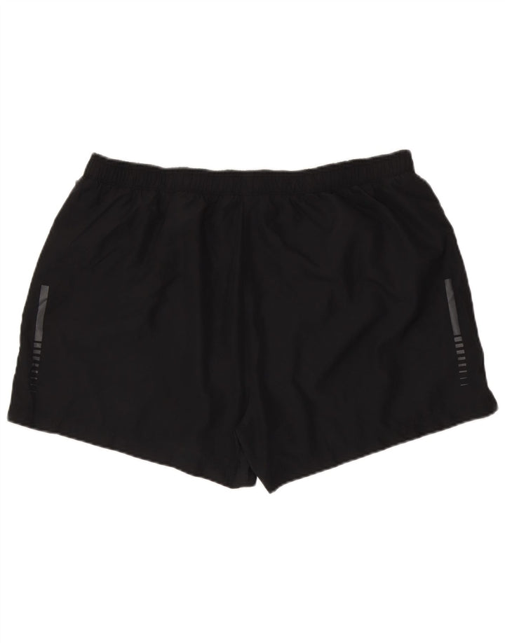 ASICS Pantalones cortos deportivos para hombre 2XL Poliéster negro