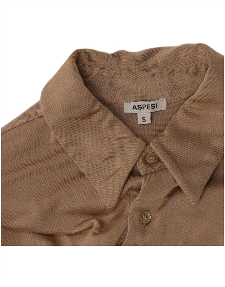 Camisa Aspesi Mujer UK 10 Small Beige