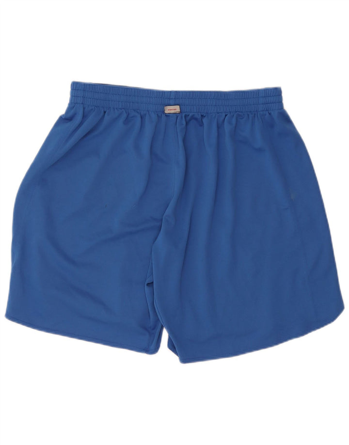 Pantalones cortos deportivos Kappa para hombre, poliéster azul grande