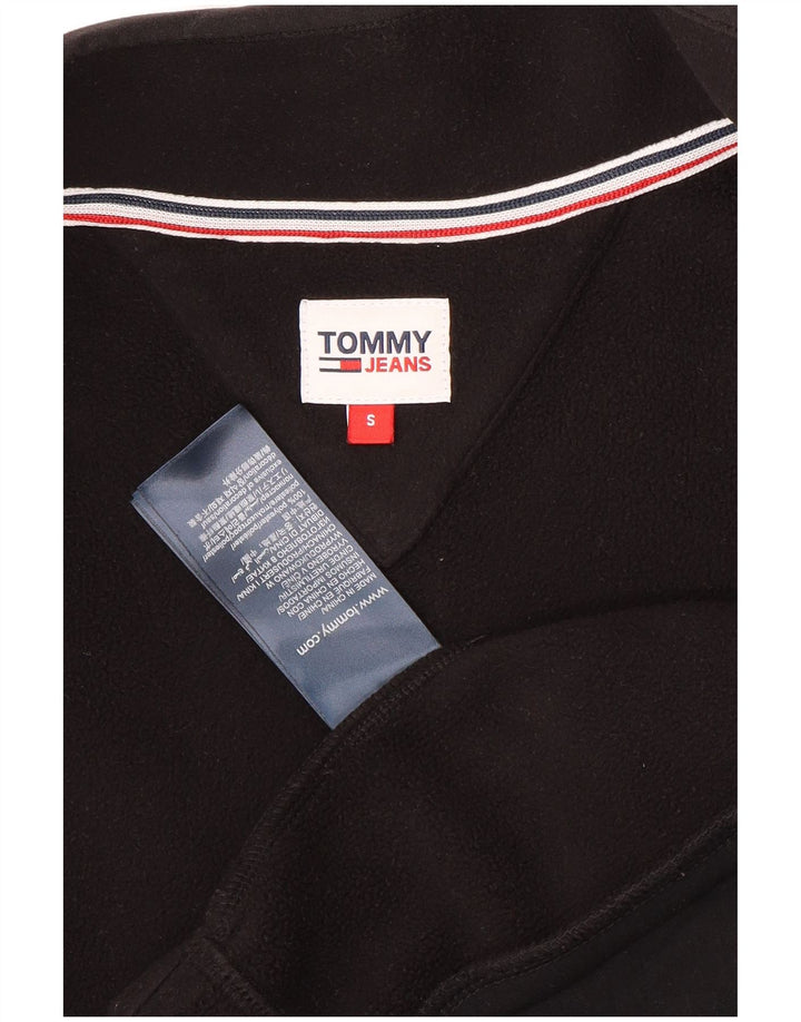 Tommy Hilfiger Chaleco polar para hombre UK 36 Small Poliéster negro