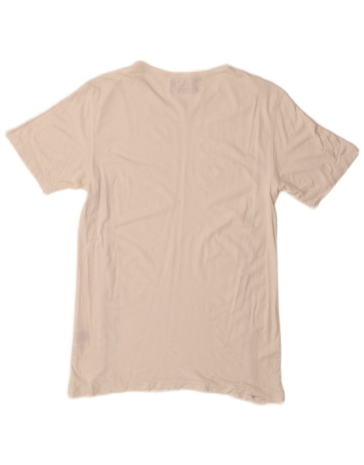 Reebok - Camiseta gráfica para hombre, talla grande, viscosa blanca