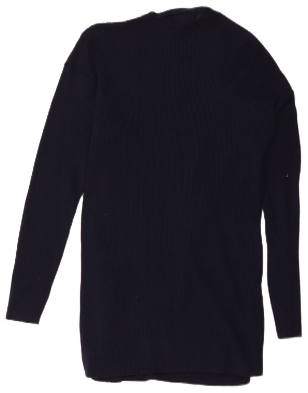 Marks & Spencer Suéter tipo cárdigan largo para mujer UK 44 Medium Navy Blue Cla