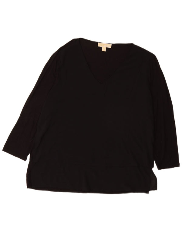 MICHAEL KORS Top Mujer Manga 3/4 UK 40 XL Negro Sintético