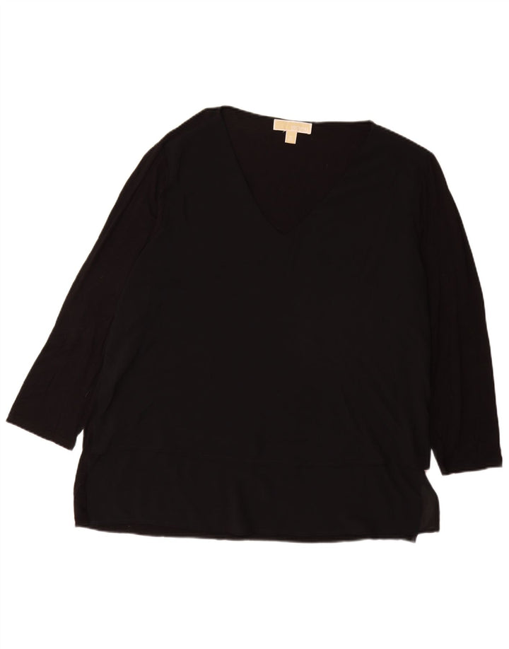 MICHAEL KORS Top Mujer Manga 3/4 UK 40 XL Negro Sintético