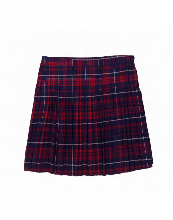 Minifalda Tommy Hilfiger para mujer mediana W28 algodón a cuadros azul marino