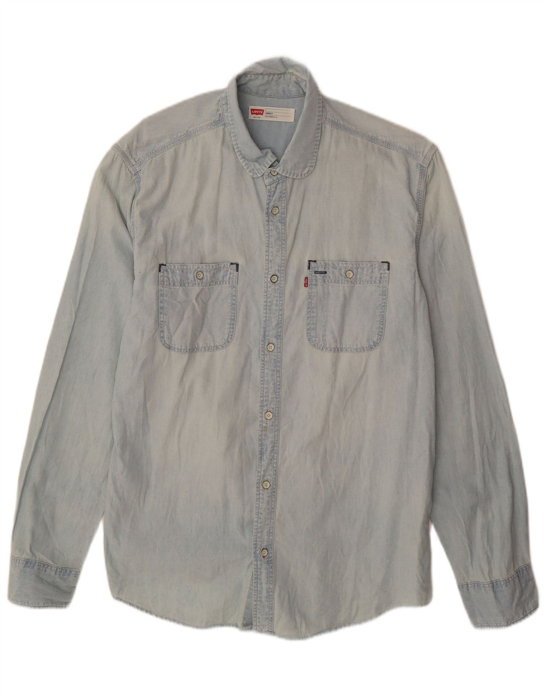 Camisa vaquera de corte estándar para hombre Levi's Algodón azul grande