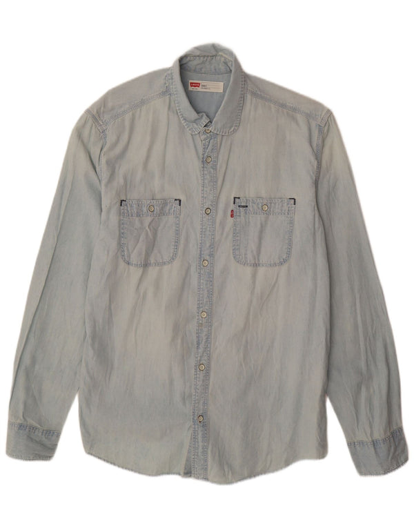 Camisa vaquera de corte estándar para hombre Levi's Algodón azul grande