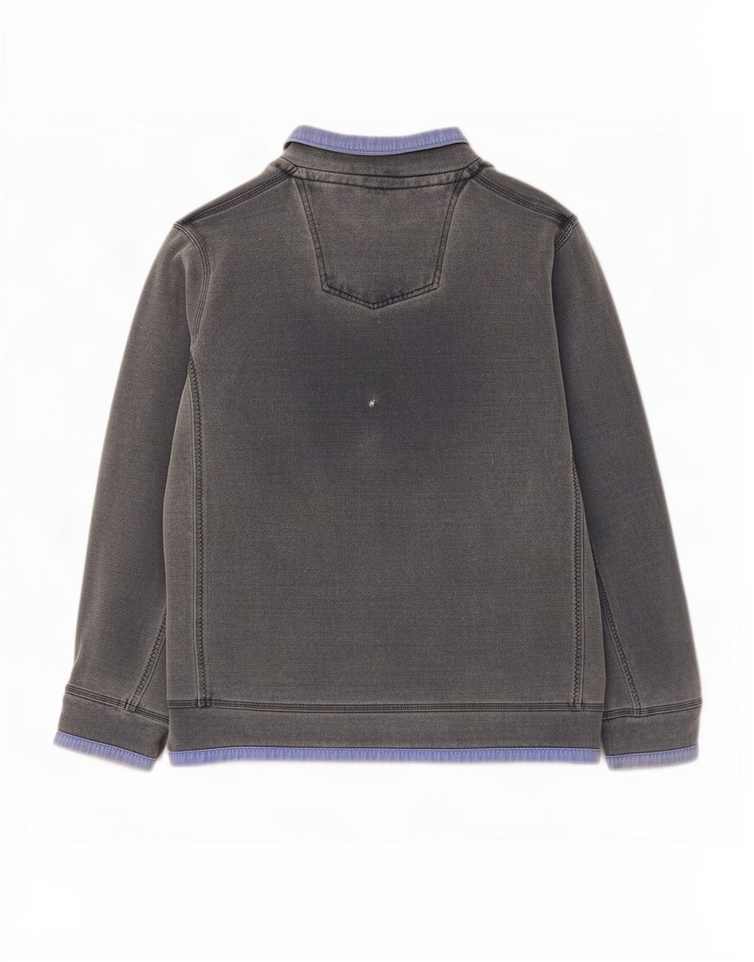 Sudadera con capucha y cuello con cremallera para hombre de Fat Face, jersey grande de algodón gris