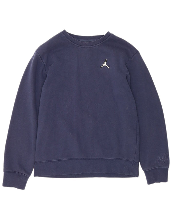 JORDAN Sudadera Niño Jumper 13-14 Años XL Azul Marino Algodón