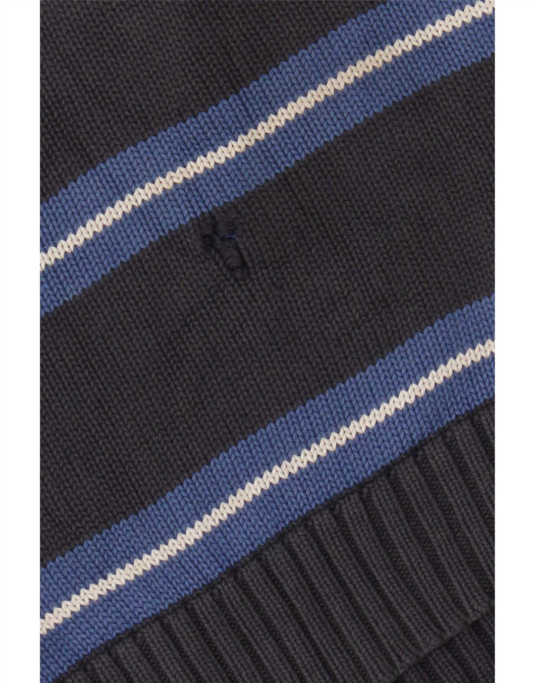 Zara Hombre Jersey Con Cuello En V Jersey Grande Gris Rayas