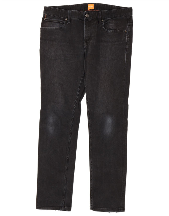 Vaqueros Hugo Boss Hombre Slim W34 L32 Algodón Negro