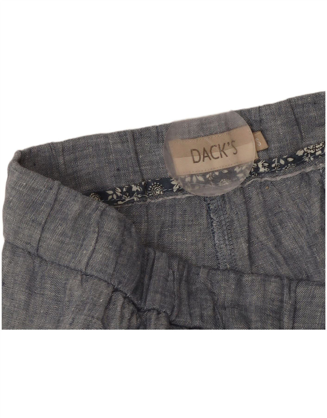 DACK'S Pantalones chinos de pierna ancha para mujer, talla pequeña, W30 L27, color azul