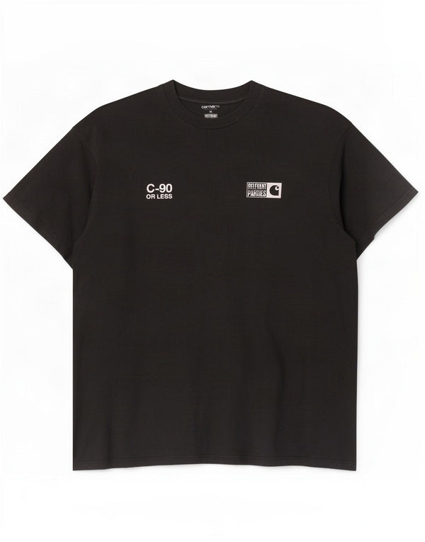 Carhartt Camiseta gráfica para hombre Top XL Algodón negro