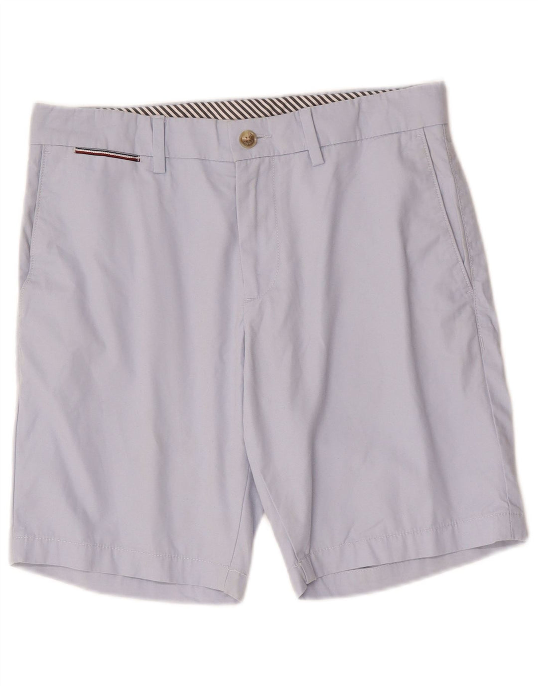 Tommy Hilfiger Pantalones cortos chinos para hombre W32 Algodón azul medio