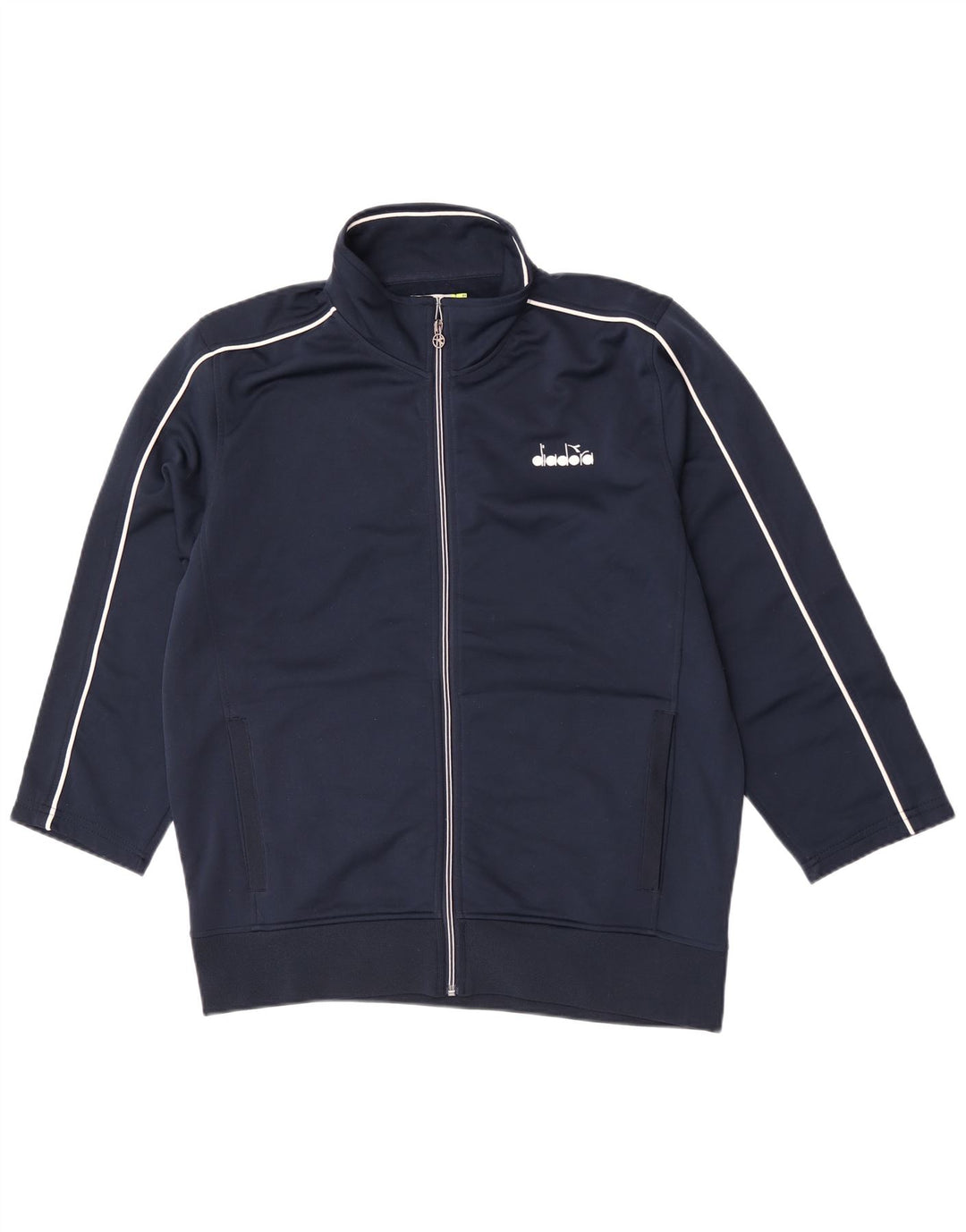 Diadora Hombre Chándal Top Chaqueta Grande Azul Marino Poliéster
