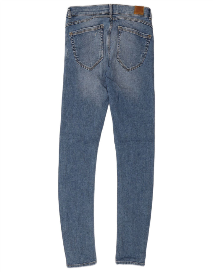 Zara Vaqueros Pitillo Mujer W25 L28 Azul