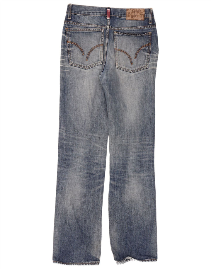 Jeans Rectos Vintage Mujer W30 L33 Azul