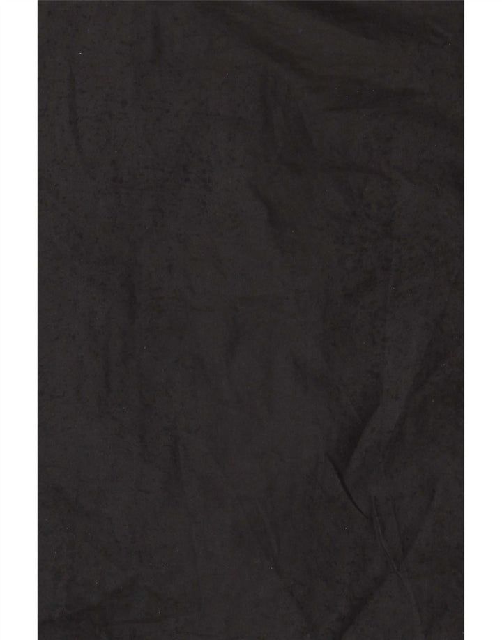 Adidas Chaqueta bomber con capucha para hombre Reino Unido 40 Grande Negro Colorblock Poliéster
