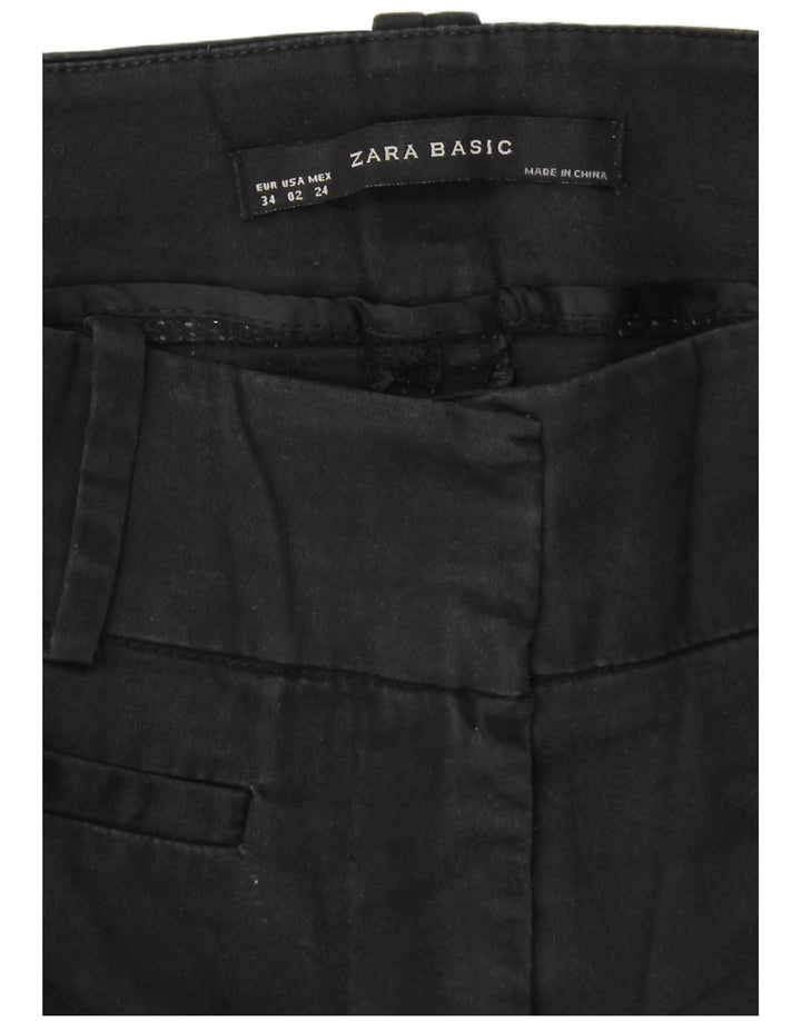 Zara Pantalones cortos casuales para mujer EU 34 2XS W24 Gris