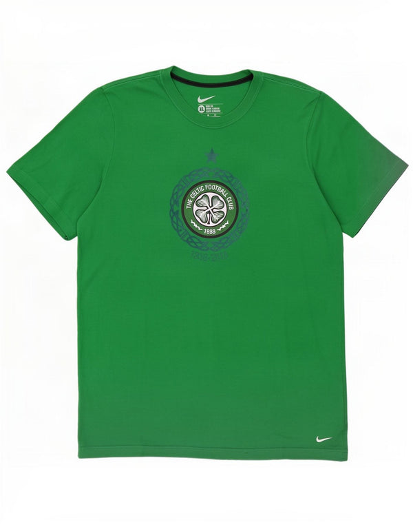 Nike The Celtic Football Club Camiseta gráfica ajustada para hombre XL Verde
