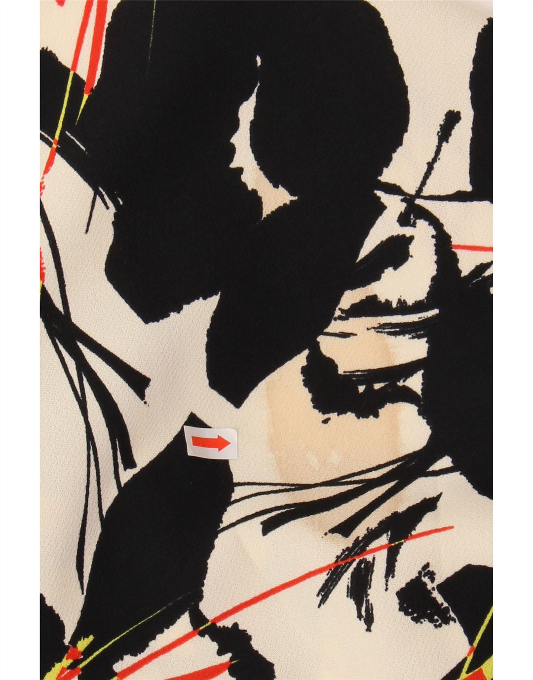 WAREHOUSE Falda acampanada para mujer UK 6 XS W25 Poliéster floral blanco roto