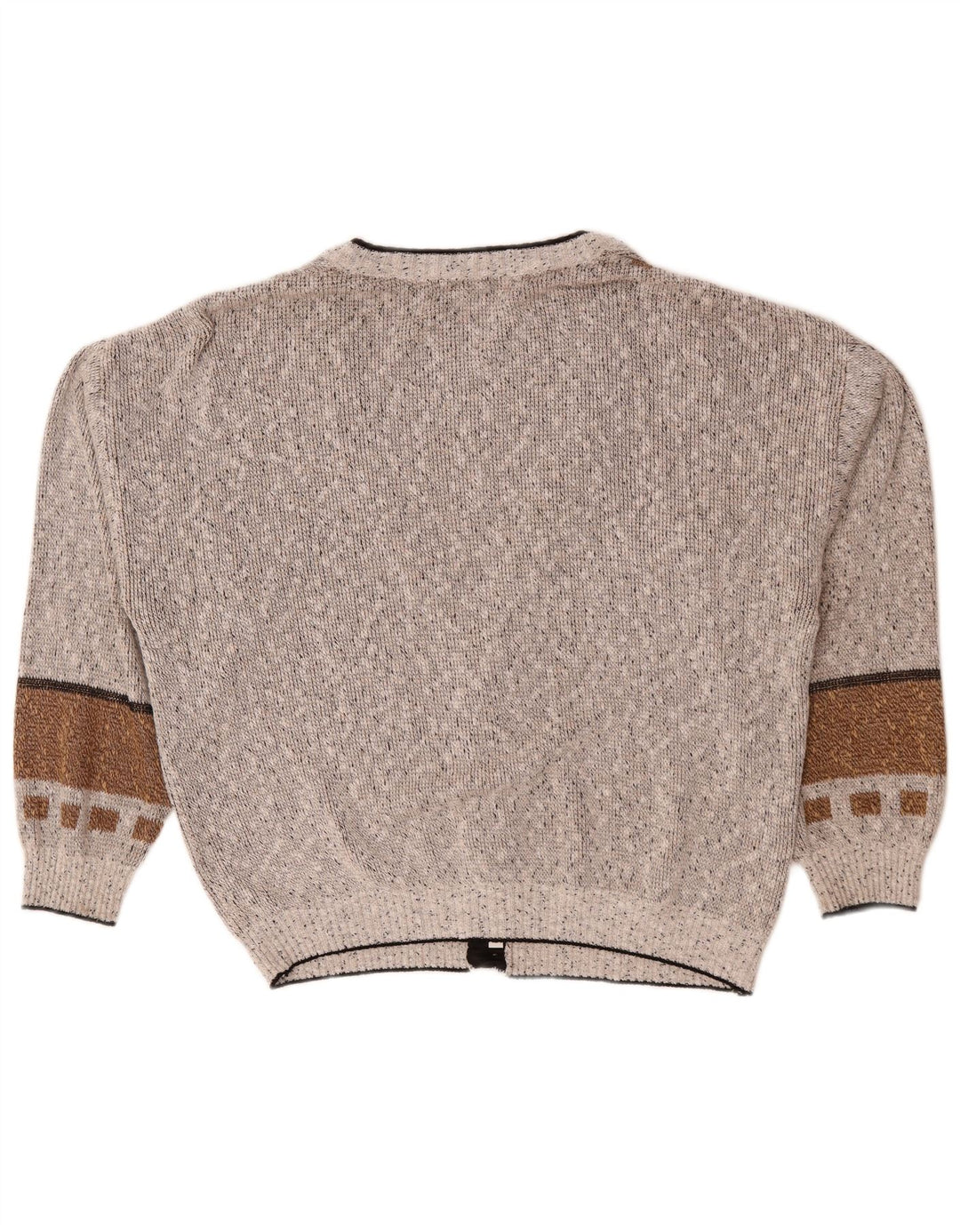 Maria Jose Cárdigan Hombre XL Gris Colorblock