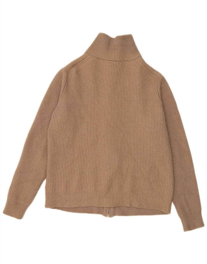 MASSIMO DUTTI Suéter Cárdigan para Mujer UK 46 Grande Algodón Gris