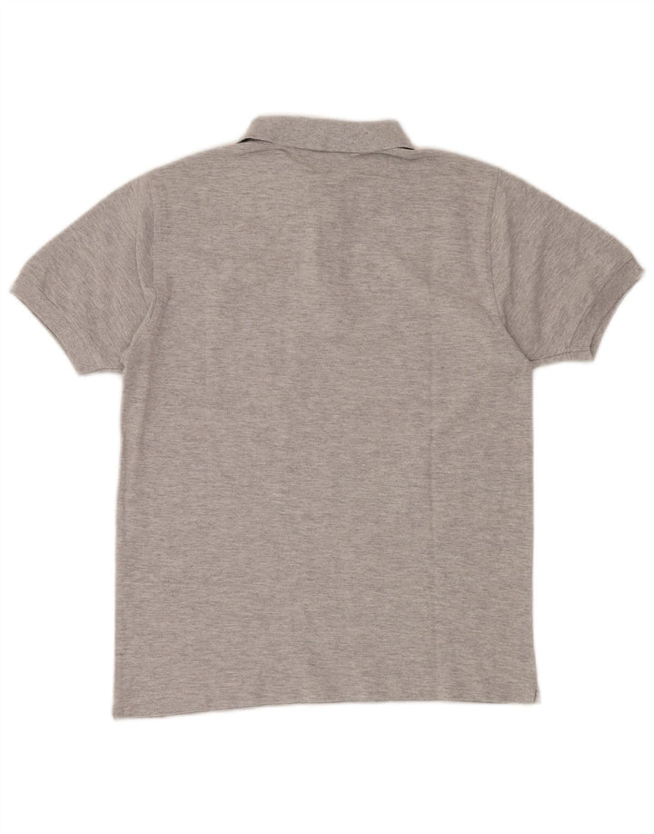 KAPPA Polo Hombre Small Gris Algodón
