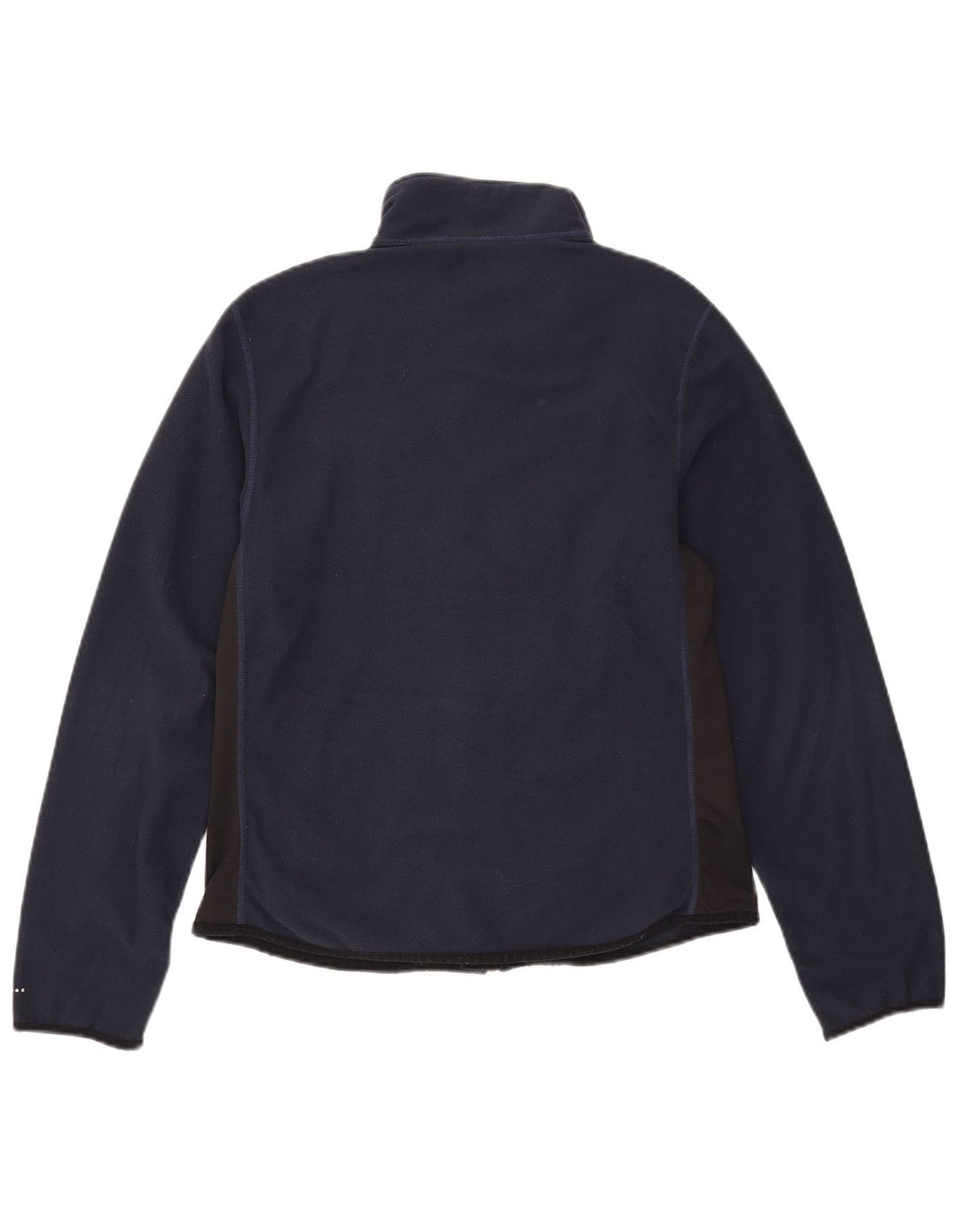 Nike Chaqueta polar para mujer US 12/14 Grande Azul marino Colorblock Poliéster
