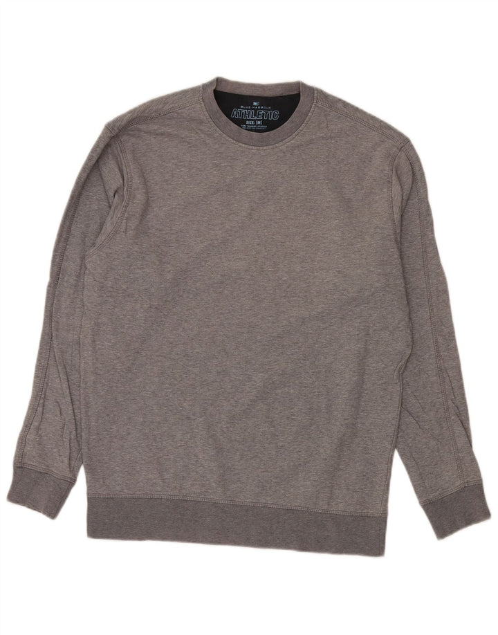 MARKS & SPENCER Sudadera Azul Harbour Hombre Jersey Gris Medio Moteado