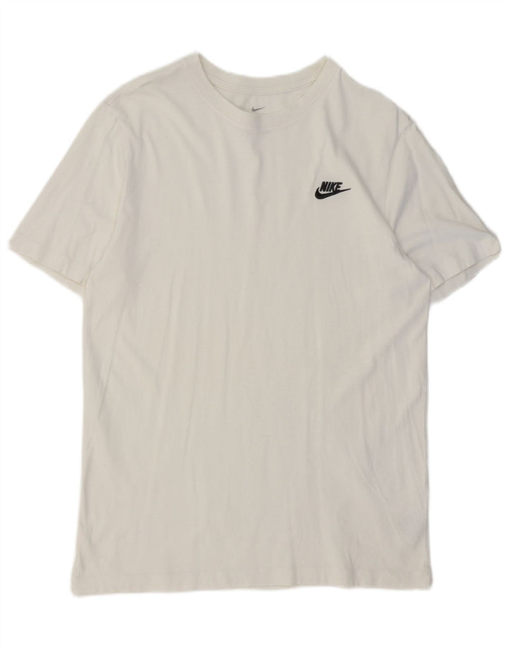 Camiseta Nike Hombre Top Medium Blanco Algodón