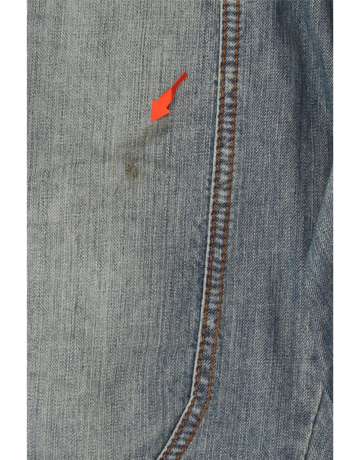 JECKERSON Mens Straight Jeans W31 L33 Blue Cotton