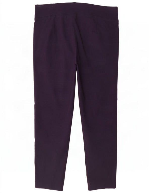 Marks & Spencer Pantalones Autograph para Mujer UK 20 2XL W40 L29 Azul Marino