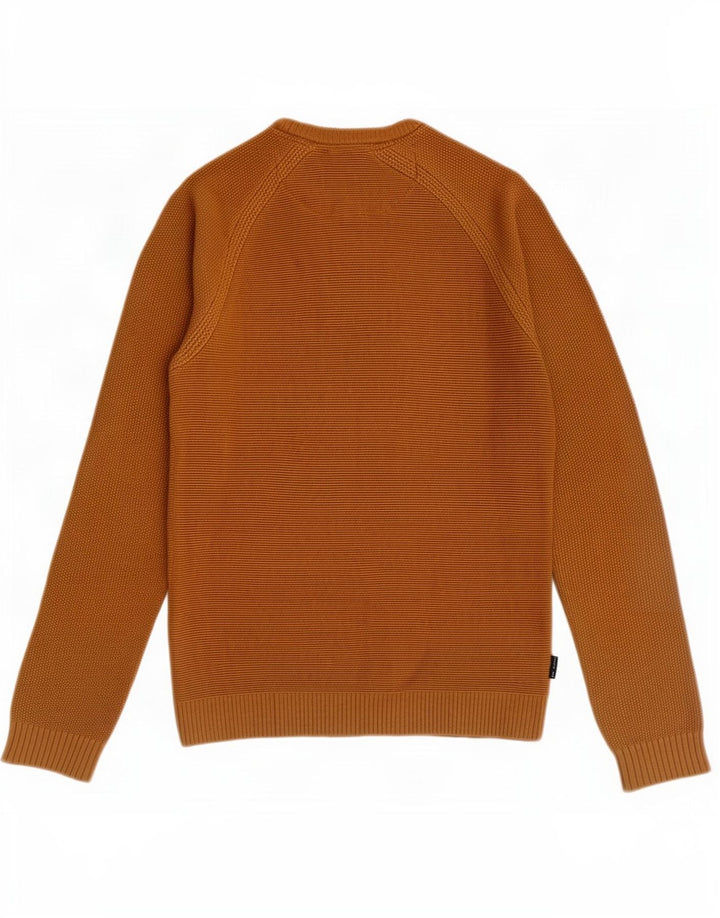 Ted Baker - Jersey de cuello redondo para hombre, talla 2, algodón beige pequeño