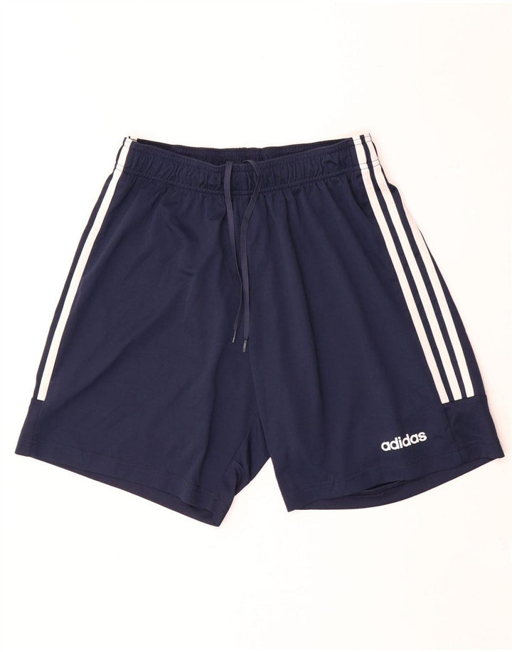 Adidas Mens Climalite Sport Shorts Medio Azul Marino Poliéster