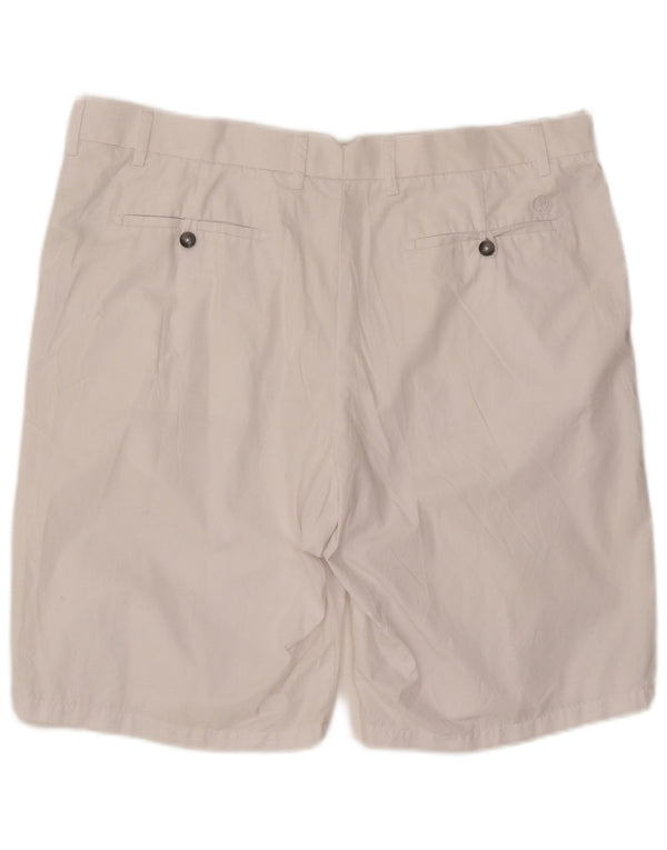 Marks & Spencer Pantalones cortos chinos para hombre W40 XL Algodón blanco