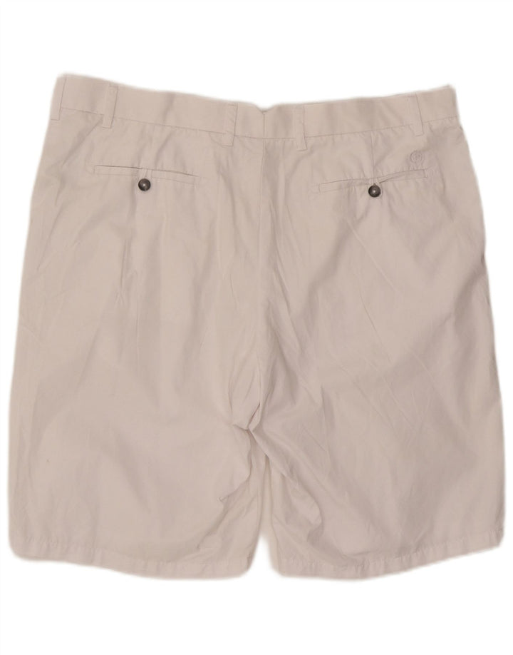 Marks & Spencer Pantalones cortos chinos para hombre W40 XL Algodón blanco