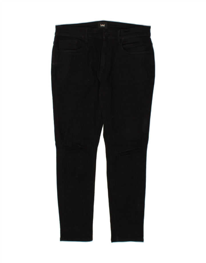 LEE Womens Tailored Fit Slim Jeans W34 L27  Black Cotton Vintage Lee and Second-Hand Lee from Messina Hembry 