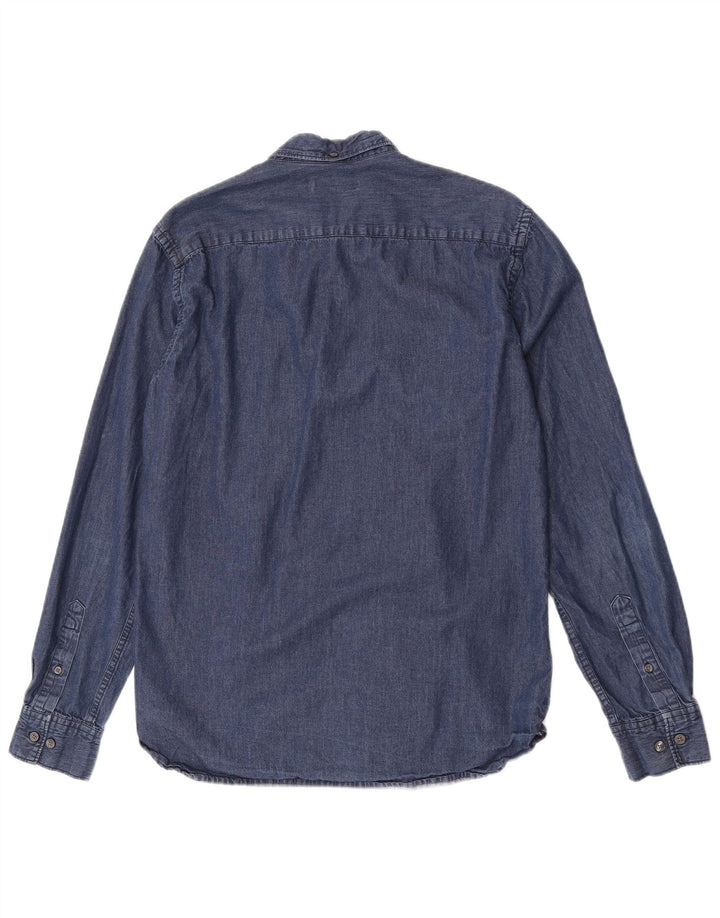 Camisa vaquera para hombre de French Connection Algodón azul medio