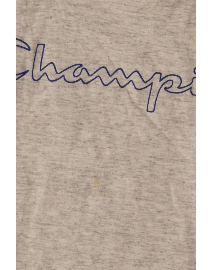 Champion Camiseta sin mangas gráfica para mujer UK 40 Gris medio