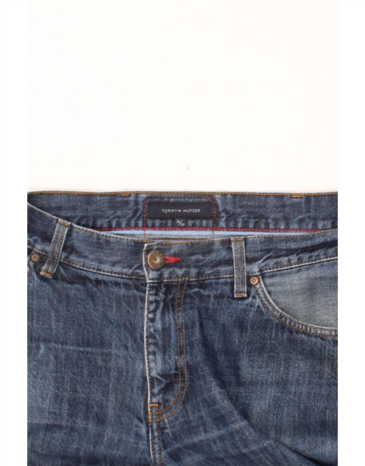 TOMMY HILFIGER Mens Straight Jeans W36 L20 Blue Cotton Vintage Tommy Hilfiger and Second-Hand Tommy Hilfiger from Messina Hembry 