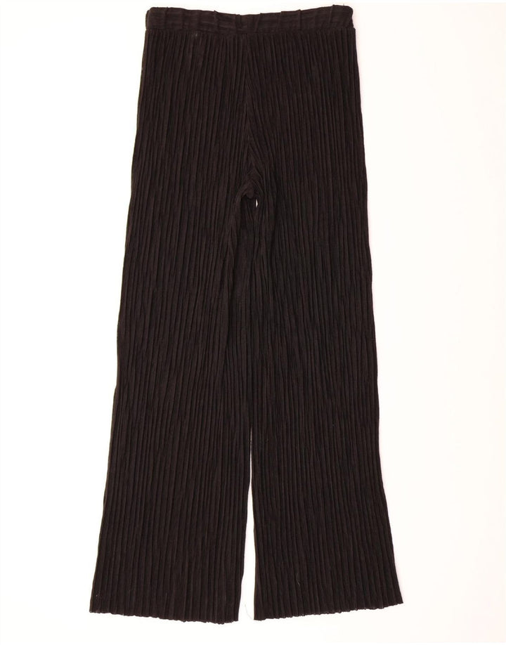 ZARA Womens Straight Casual Trousers UK 16 Large  Black Polyester Vintage Zara and Second-Hand Zara from Messina Hembry 