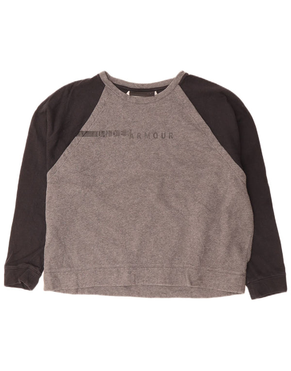 UNDER ARMOUR Sudadera extragrande para mujer UK 18 XL Bloque de color gris